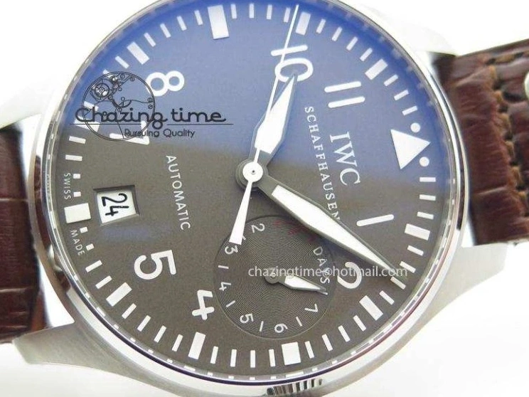 MIROTIME 0206 TechFriendly Big Pilot IW5009 Grey Dial ZF Edition Grey Dial On Brown Leather Strap A51111 (Fantasy Dial Color) 7326